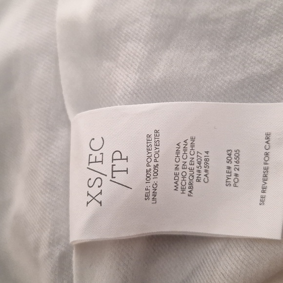 CABI Striped Chevron Summer Adjustable Straps Top Size XS - Picture 6 of 6